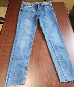 Kensie Vintage Luxe Denim Jeans Straighht Cut Chic Fashion